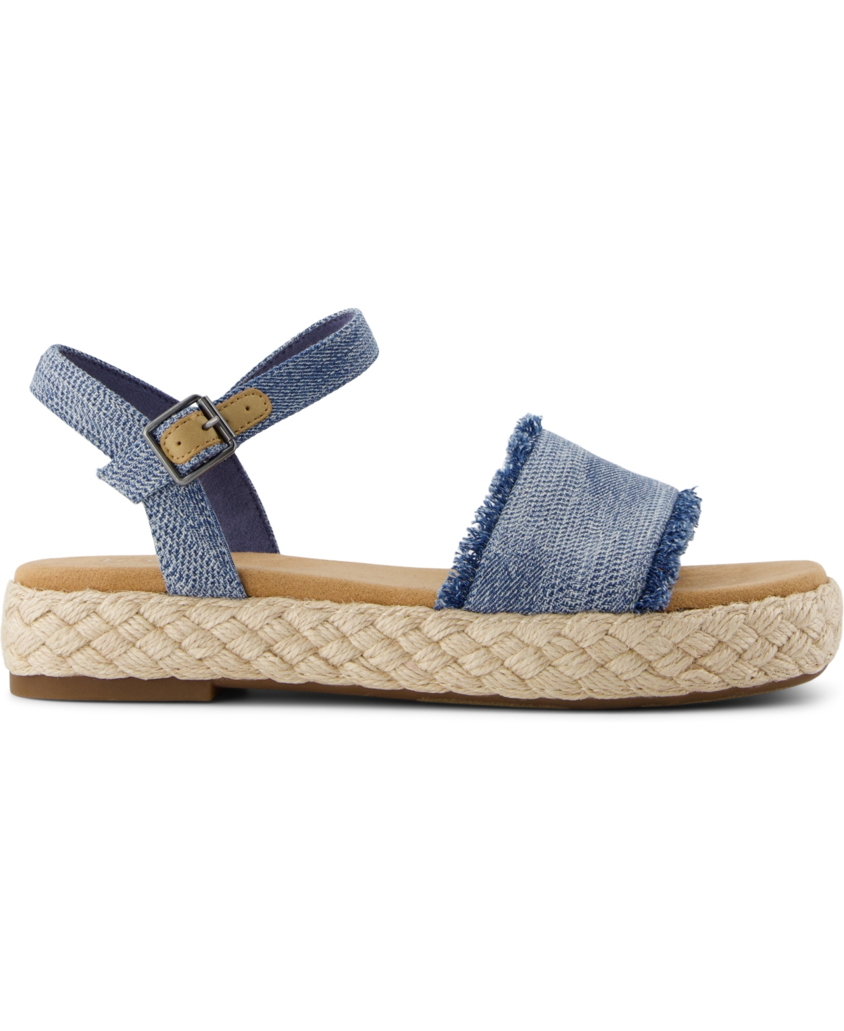 TOMS WOMEN'S ABBY OPEN TOE FLAT SANDALS 
