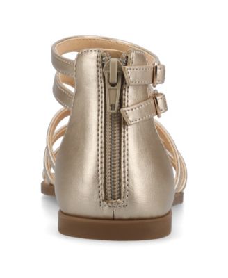 Women's Genneva Zipper Flat Sandals