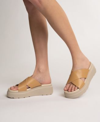 Women's Cathie Crisscross Platform Wedge Sandals