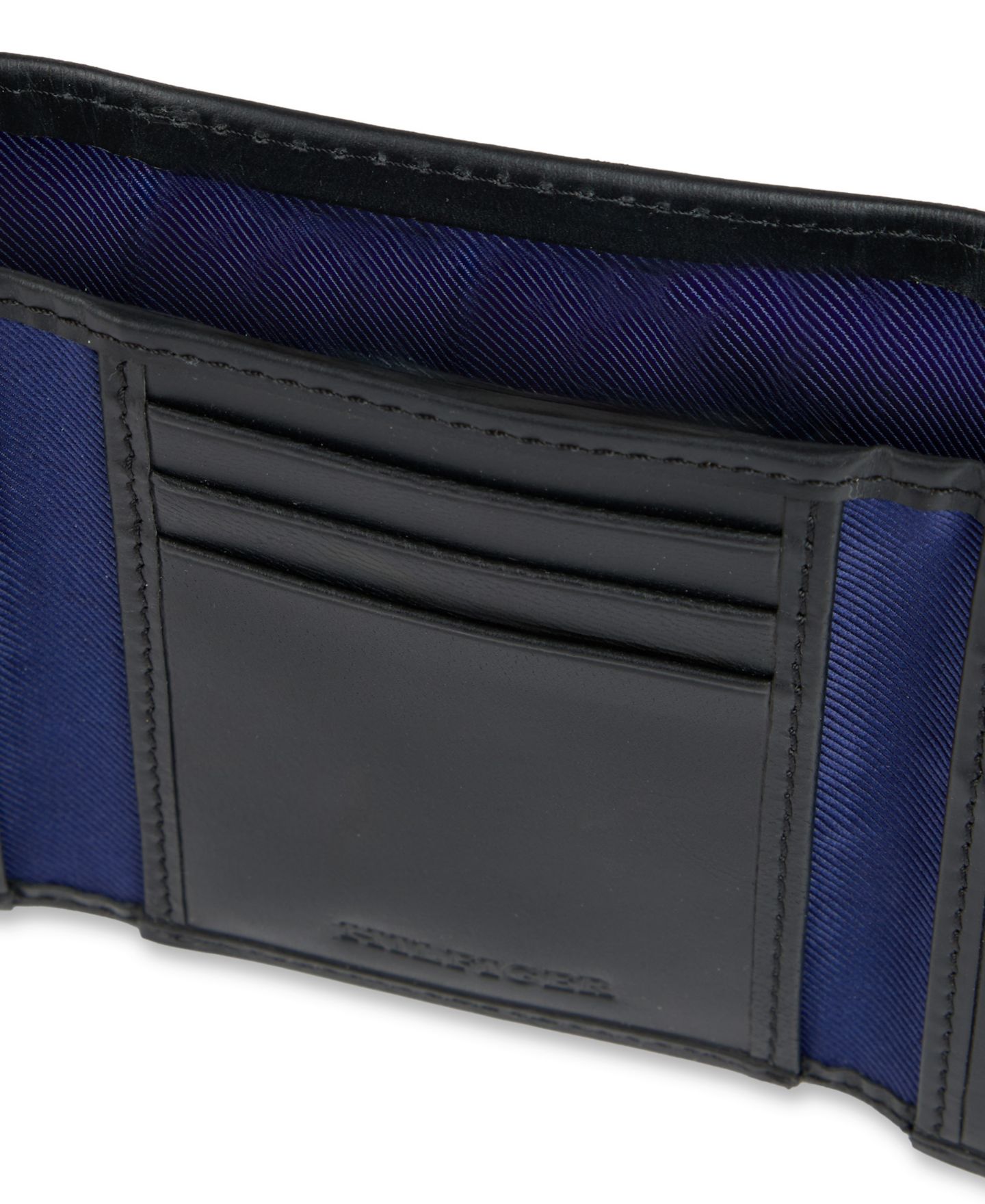 Мужской кошелёк Tommy Hilfiger Overlay Trifold Wallet, цвет: Чёрный — фото 4