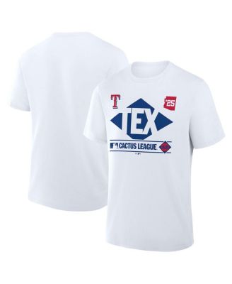 Fanatics - Men's White Texas Rangers 2025 Spring Training Cactus League True Icon T-shirt