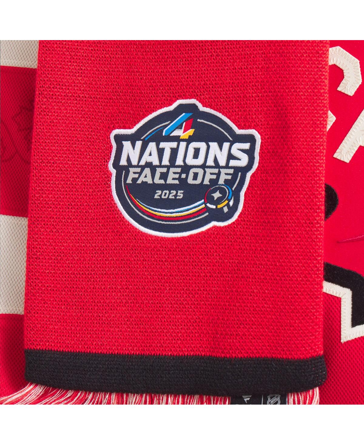 Fanatics Men's Canada 2025 4 Nations Face-off Team Scarf In Athletic Red