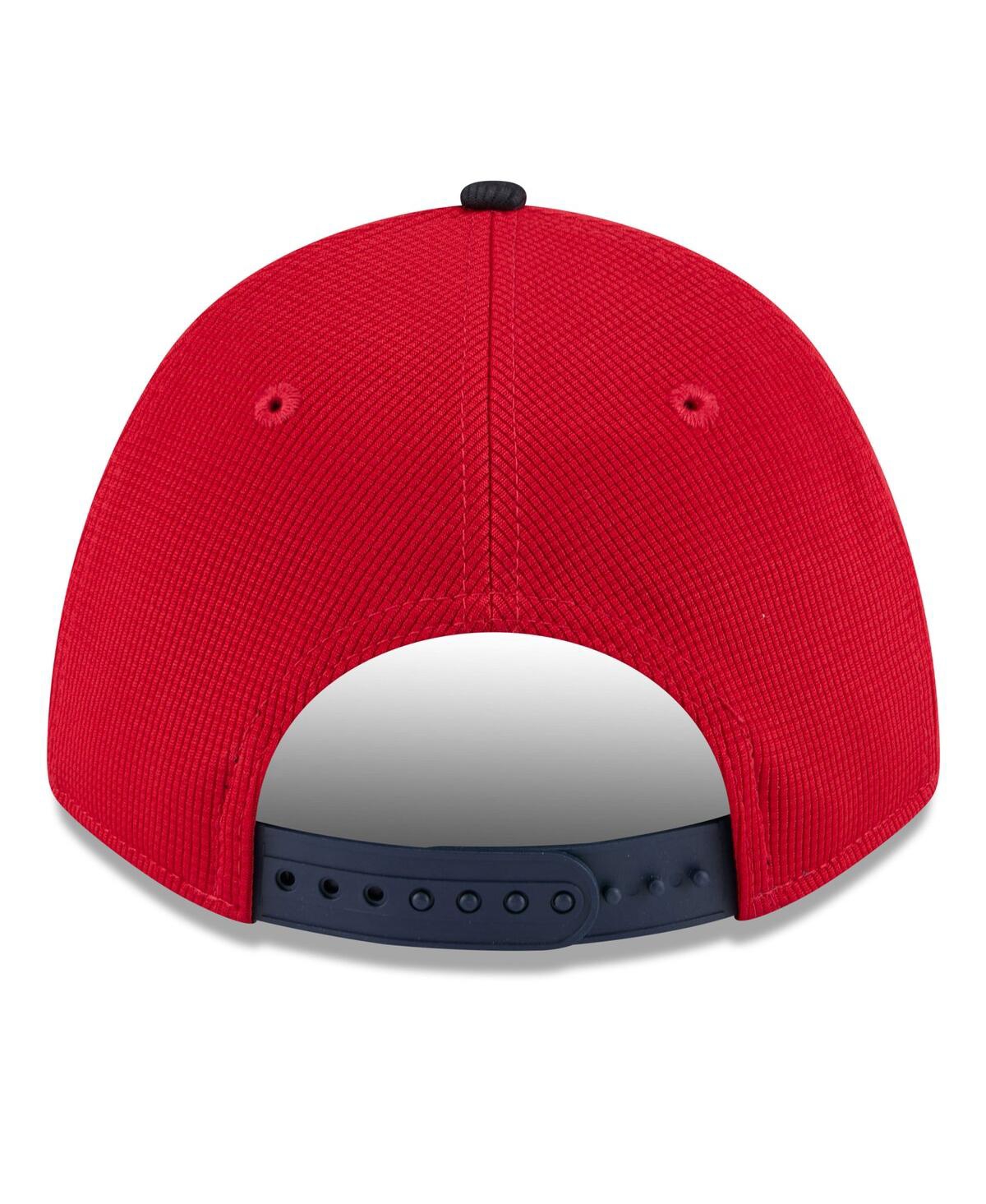 New Era Men's Red/navy Boston Red Sox 2025 Spring Training 9forty Adjustable Hat In Red,navy
