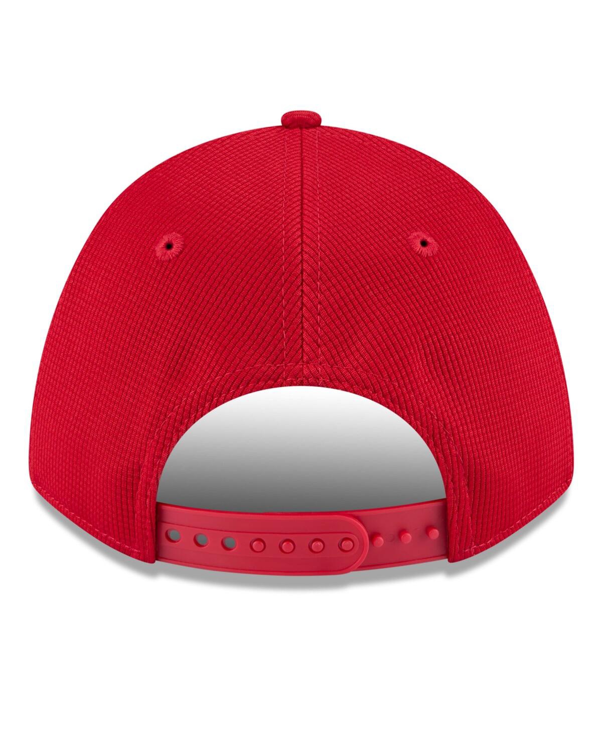 New Era Men's Red Cleveland Guardians 2025 Spring Training 9forty Adjustable Hat In Red