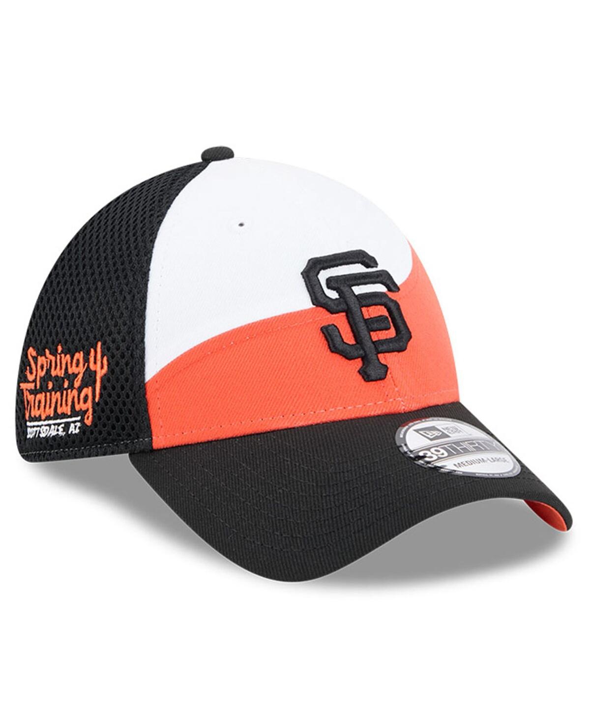 New Era Men's Orange/black San Francisco Giants 2025 Spring Training 39thirty Flex Hat In Orange,black