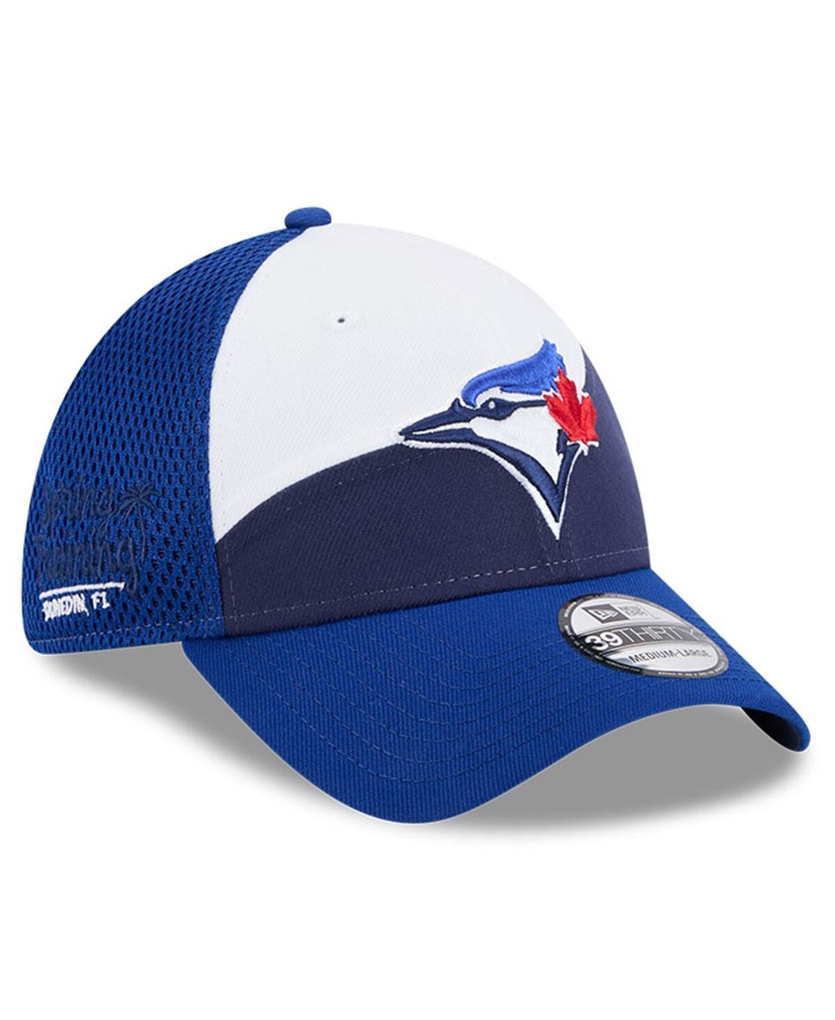 Shop New Era Men's Navy/royal Toronto Blue Jays 2025 Spring Training 39thirty Flex Hat In Navy,royal