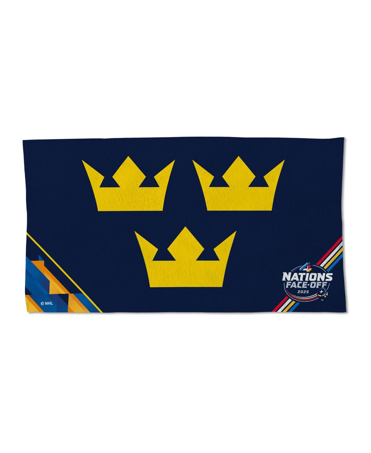 Wincraft Sweden 2025 4 Nations Face-off Locker Room 22'' X 42'' Double-sided Towel In No Color