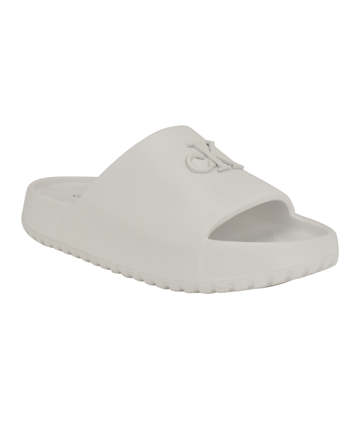 Calvin Klein Nanzey Slide Sandal In White