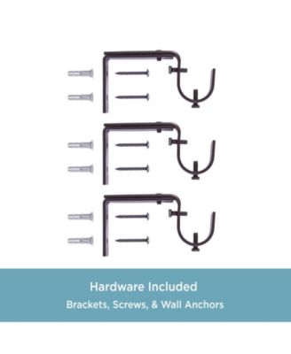 Mashapee 1" Premium Decorative Window Curtain Rod