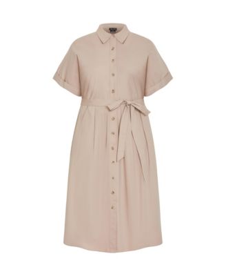 Plus Size Elly Shirt Dress