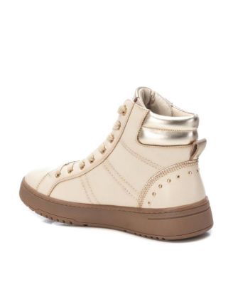 Carmela Collection Leather Sneaker Booties By Xti