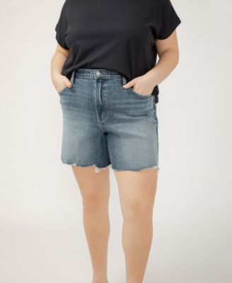 Plus Size Highly Desirable High Rise Shorts