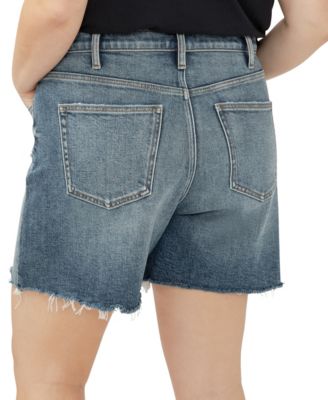 Plus Size Highly Desirable High Rise Shorts