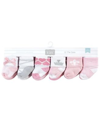 24Pk Terry Socks