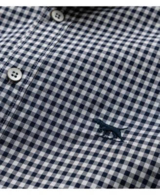 Rodd Gunn Men's Gunn Check Oxford Long Sleeve Slim Fit Shirt