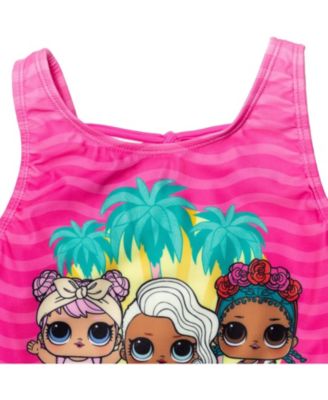 Little Girls One Piece Bathing Suit
