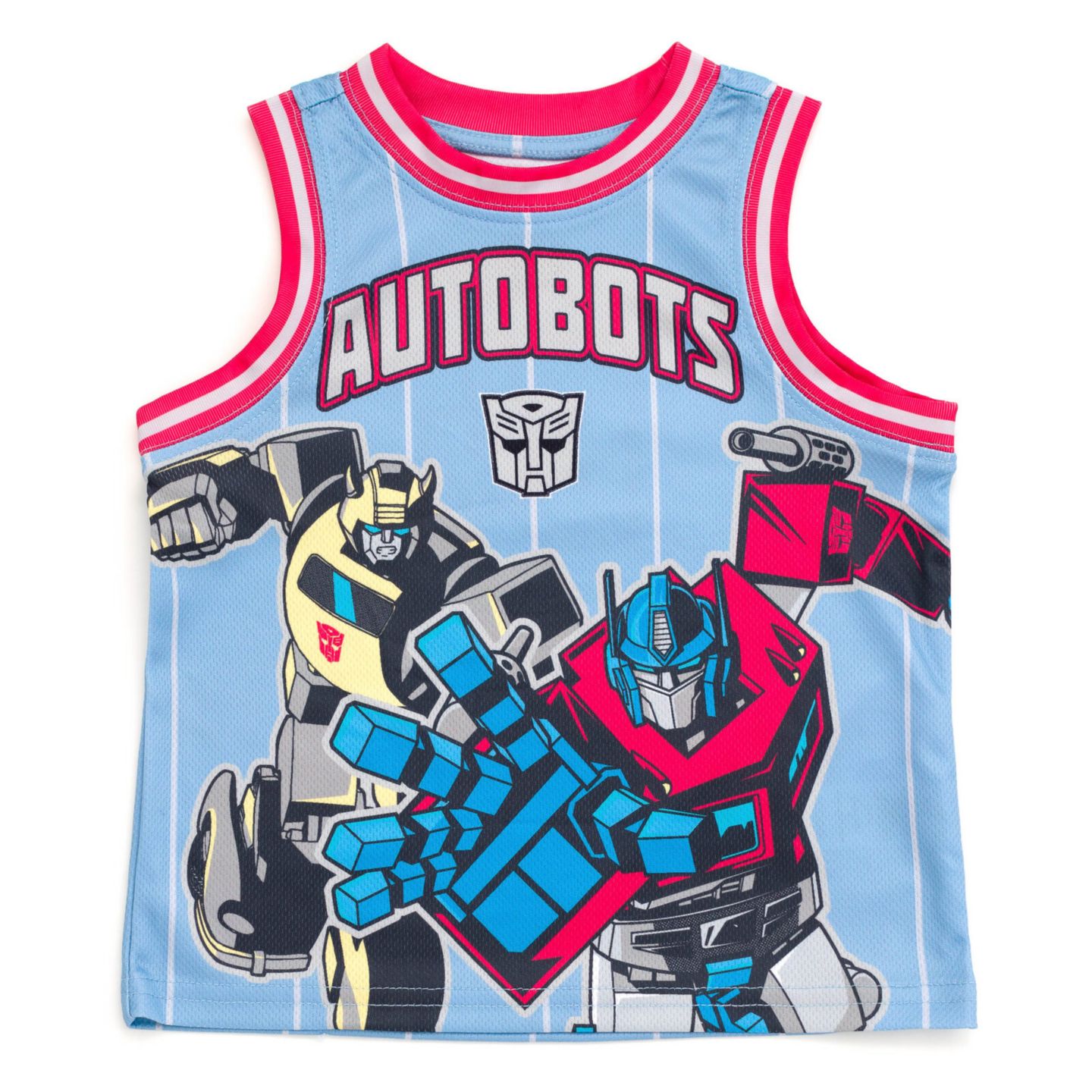 Детский комплект Transformers Toddler Boys Basketball Tank Top and Shorts Set, цвет: Синий — фото 2