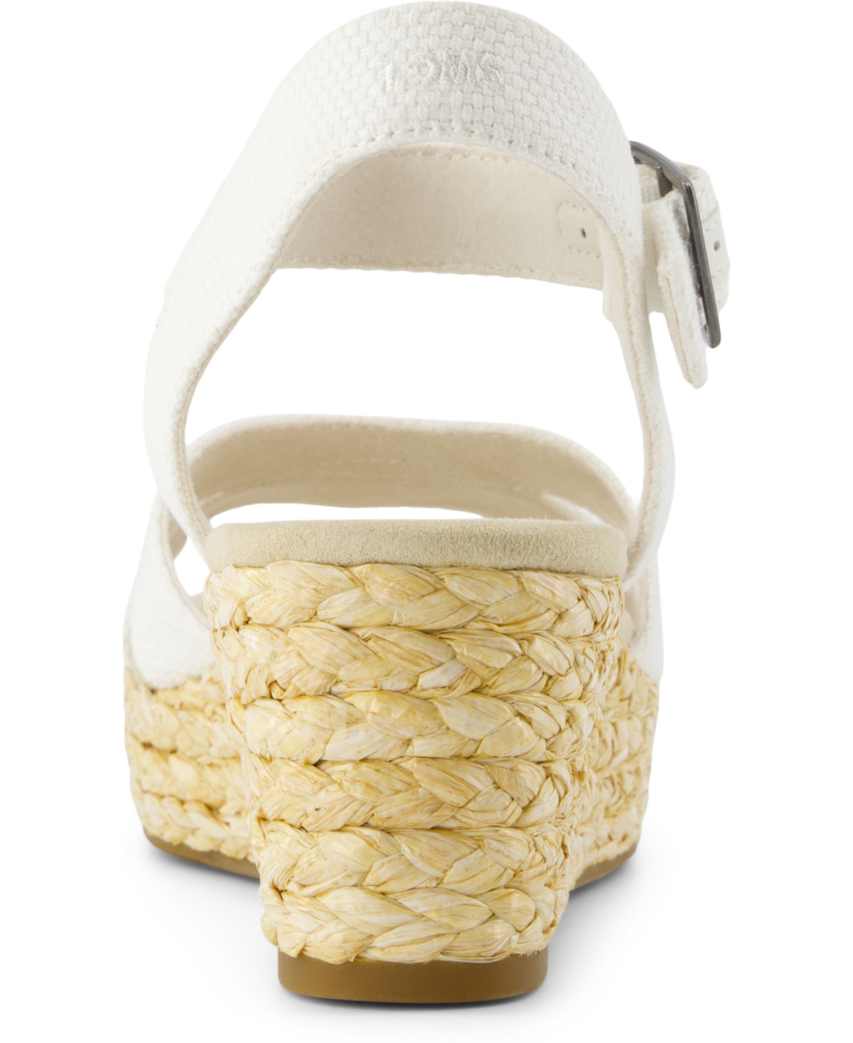 TOMS WOMEN'S AUDREY ANKLE STRAP WEDGE SANDALS 