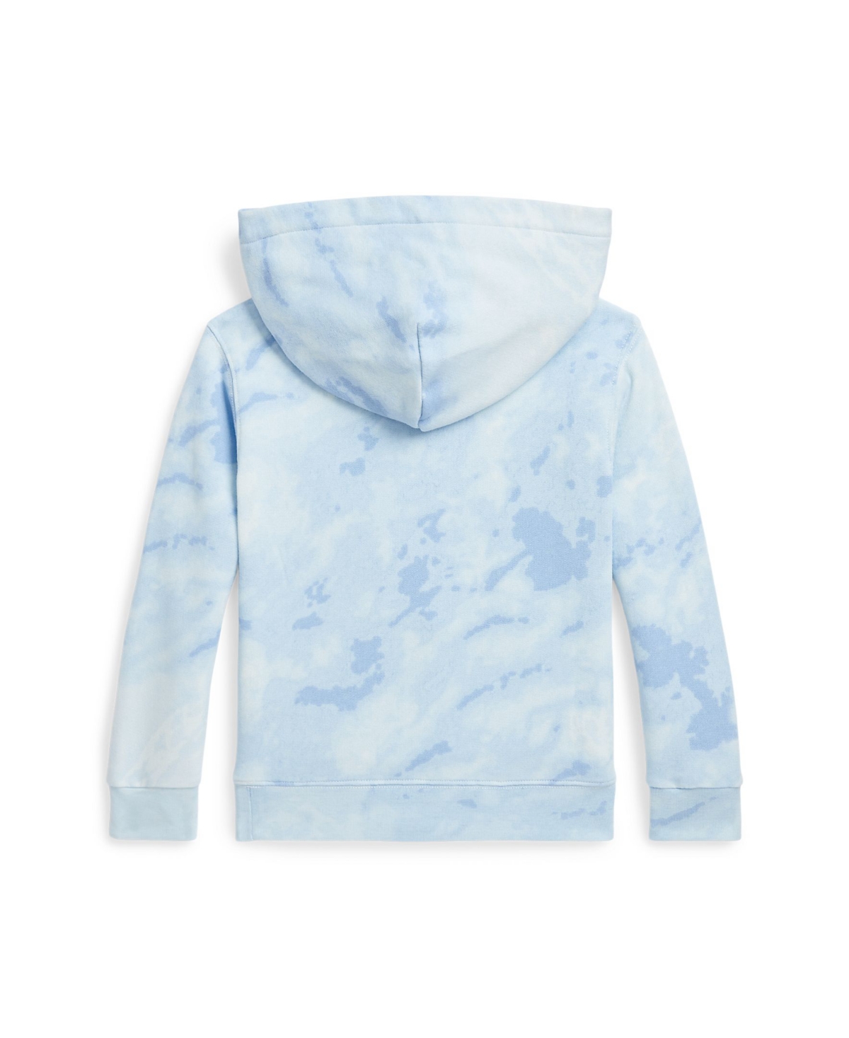 Polo Ralph Lauren Polo Bear Cloud-print Terry Hoodie In Scottsdale Blue,splatter Bear