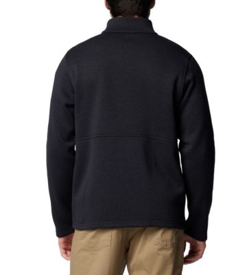 Men's Alto Pass Textured Knit Sweater Fleece Zip-Front Jacket