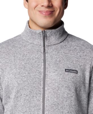 Men's Alto Pass Textured Knit Sweater Fleece Zip-Front Jacket