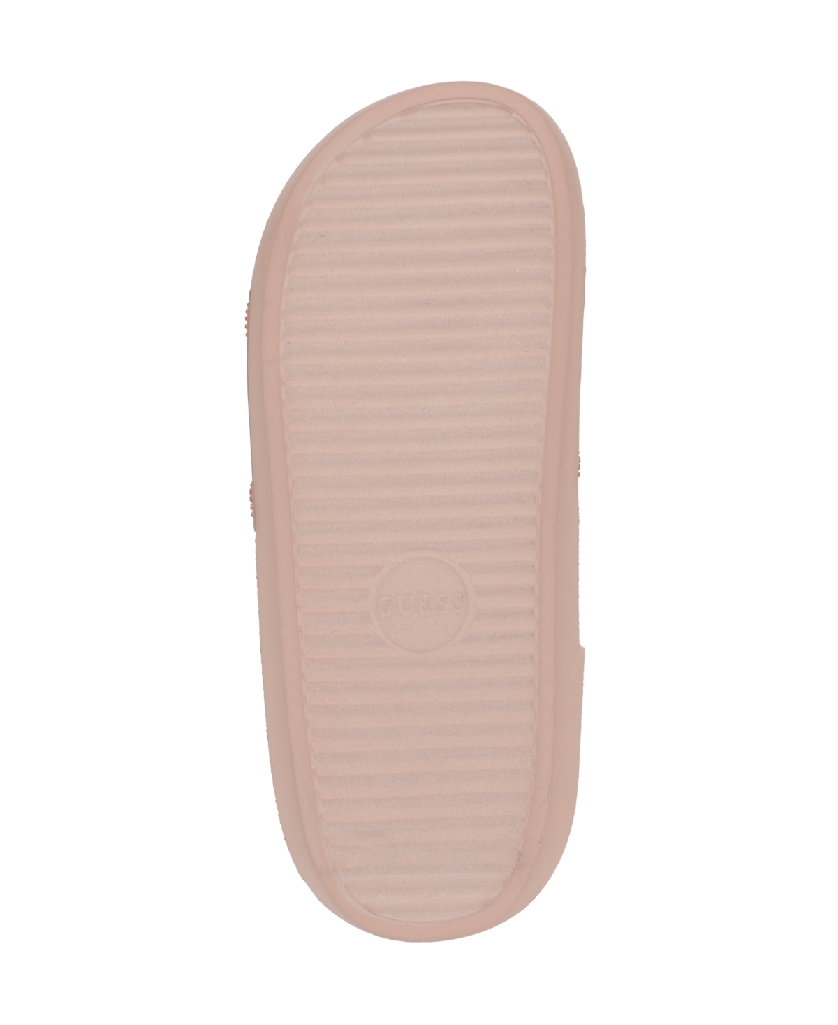 Guess Women's Payca Rhinestone Eva Pool Slide Sandals In Dusty Pink