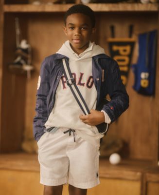 Fleece Lined Ralph Lauren Cotton Blend Fleece Pullover Polo Ralph