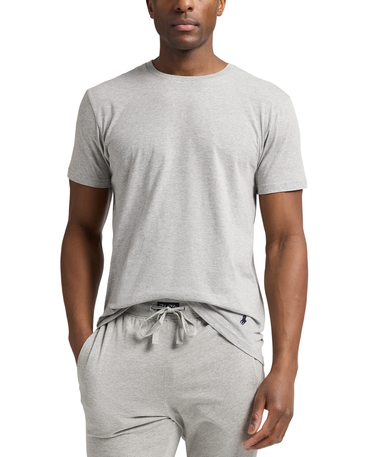 Polo Ralph Lauren Men's 5-pk. Cotton Crewneck Undershirts, Exclusively At Macy's In Blue