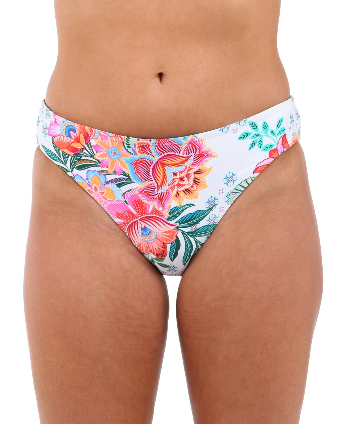 Women's Riveria Resort Reversible Hipster Bikini Bottoms - White