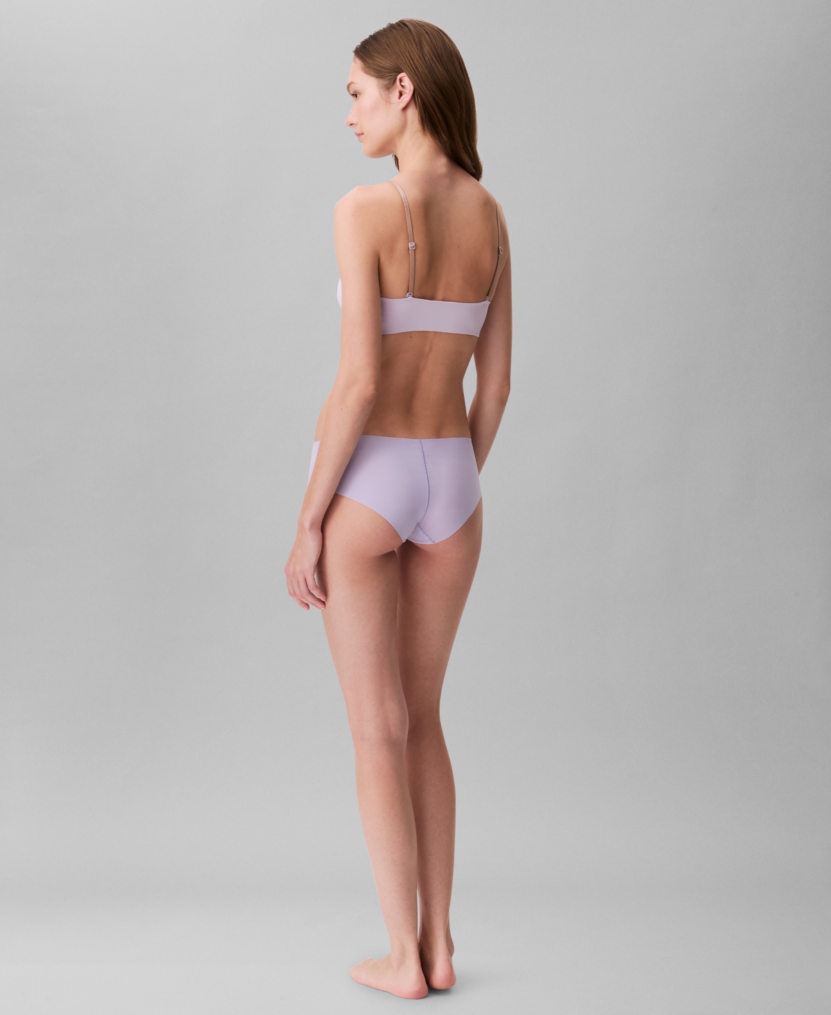 Calvin Klein Bonded Flex Bikini In Lilac Quartz