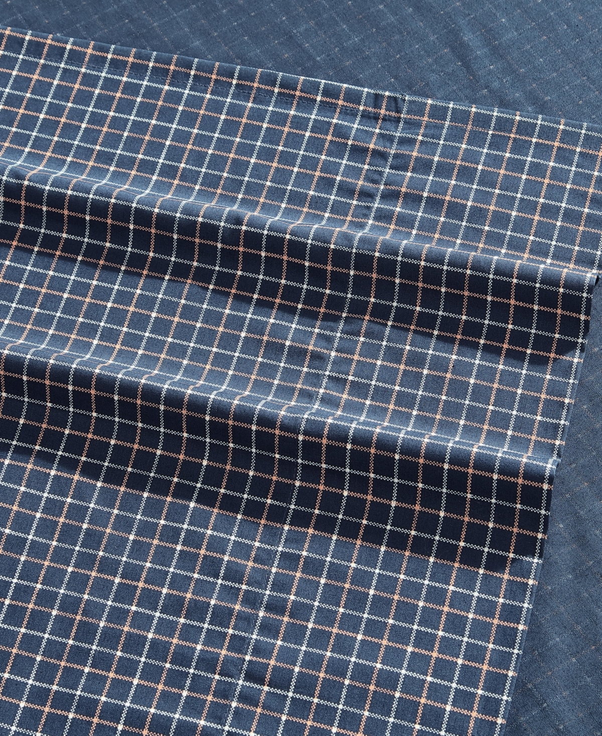 Nautica Cotton Percale 4-piece Sheet Set, Queen In Reece Plaid Navy