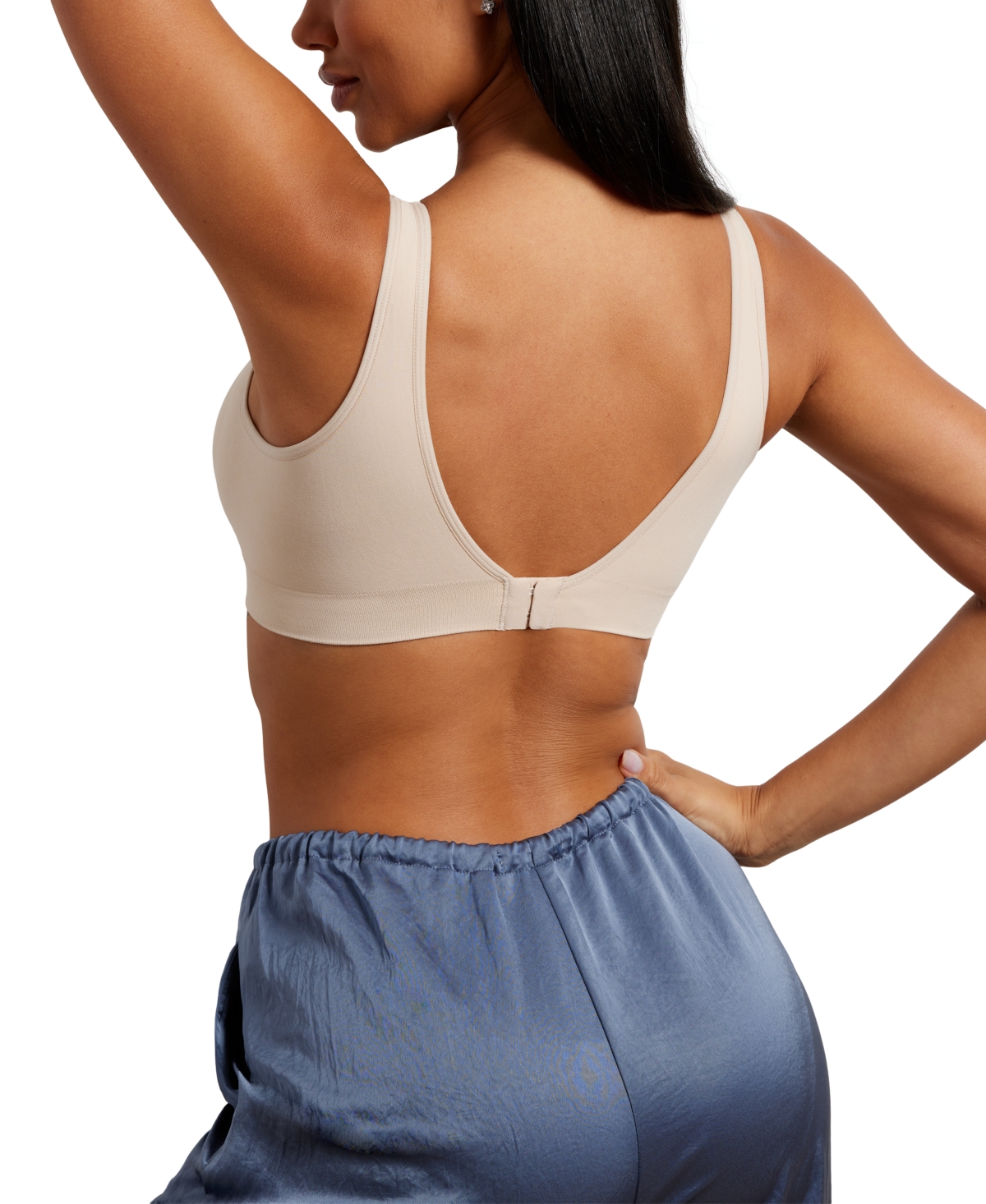Wacoal Women's Feeling Flexible Wireless Bralette 835332 In Rose Dust