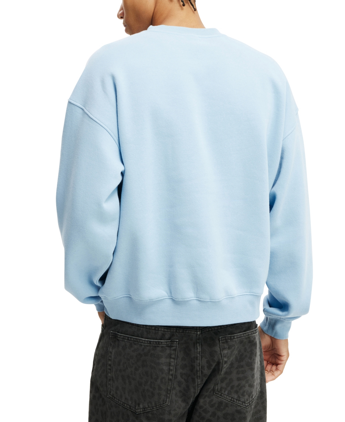 COTTON ON MEN'S BOX FIT CREW SWEATER 