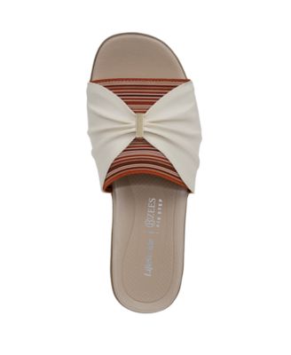 Women's Paradise Washable Block Heel Slide Sandals