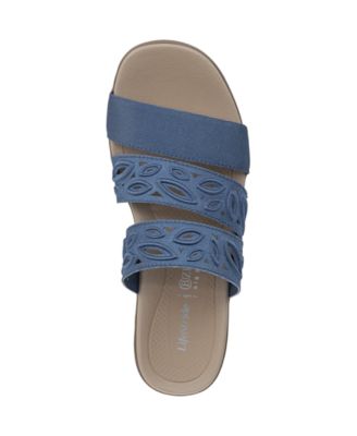 Women's Poppy Washable Block Heel Slide Sandals