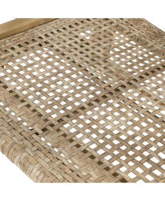 Streamdale Acadia Wood and Woven Wicker Set of 2 Club Chairs for Outdoor Relaxation