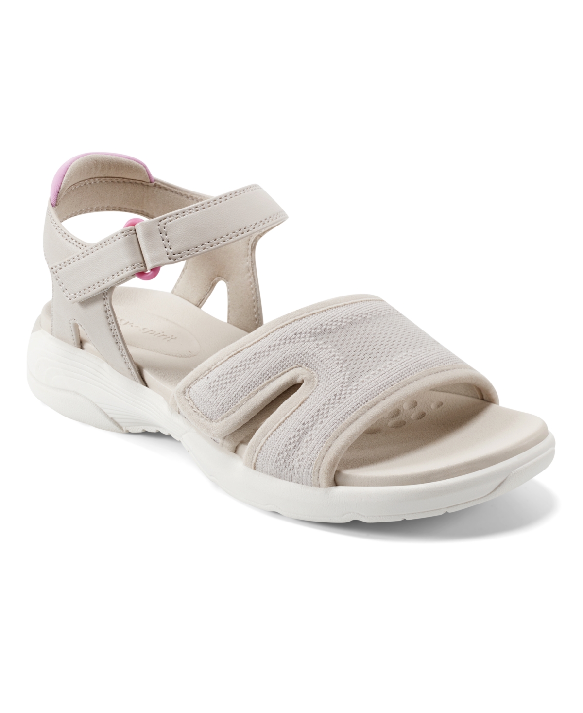 Shop Easy Spirit Women's Tayton Lightweight Sporty Flat Sandals In Taupe