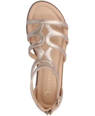 Women's Genneva Zipper Flat Sandals