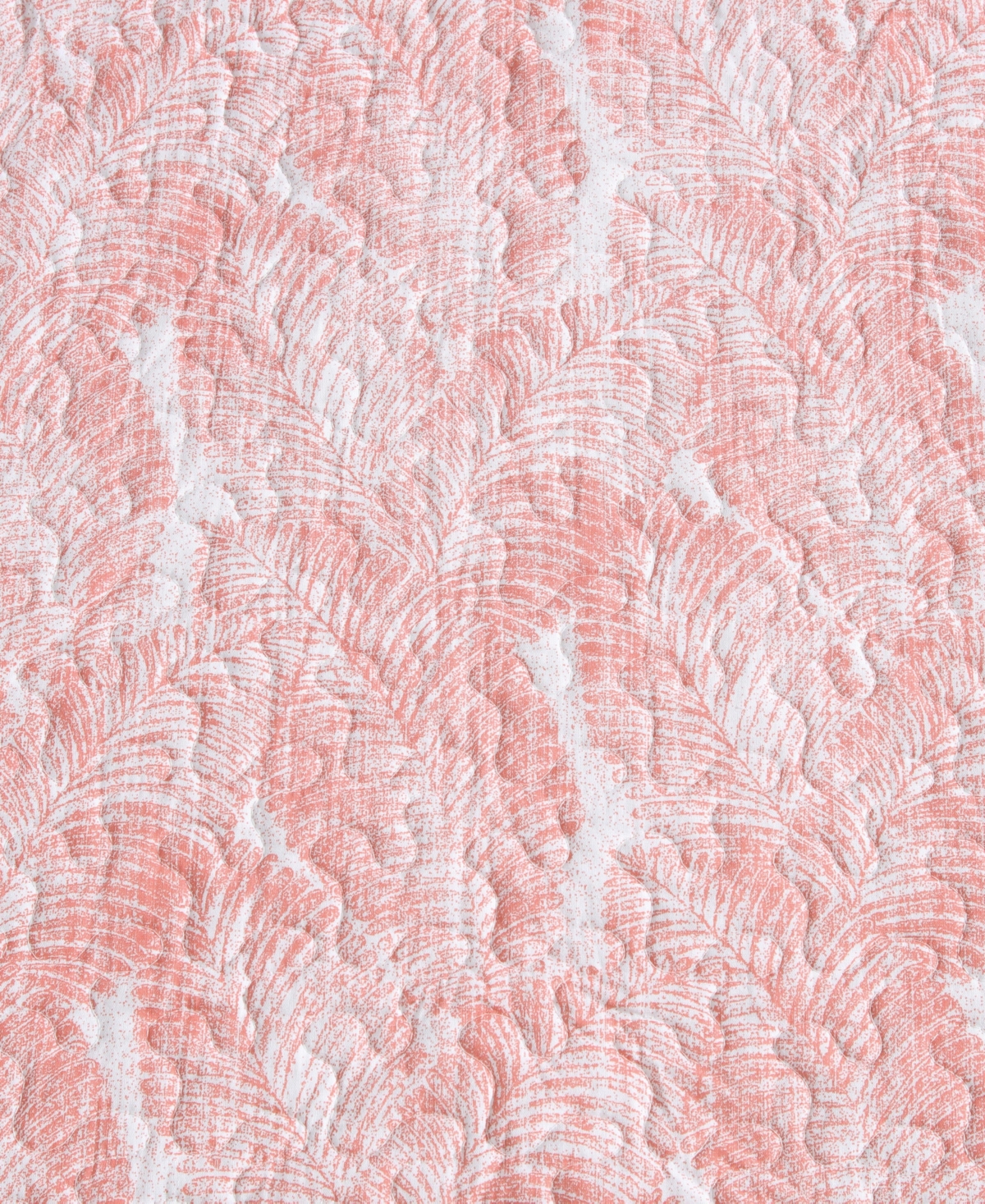 Tommy Bahama Home Distressed Water Leaves 3-pc. Quilt Set, King In Bright Coral