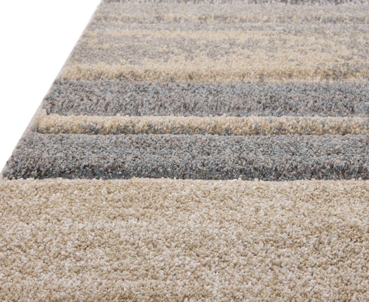 Loloi Silas Sla-07 6'7"x9'2" Area Rug In Slate,sand