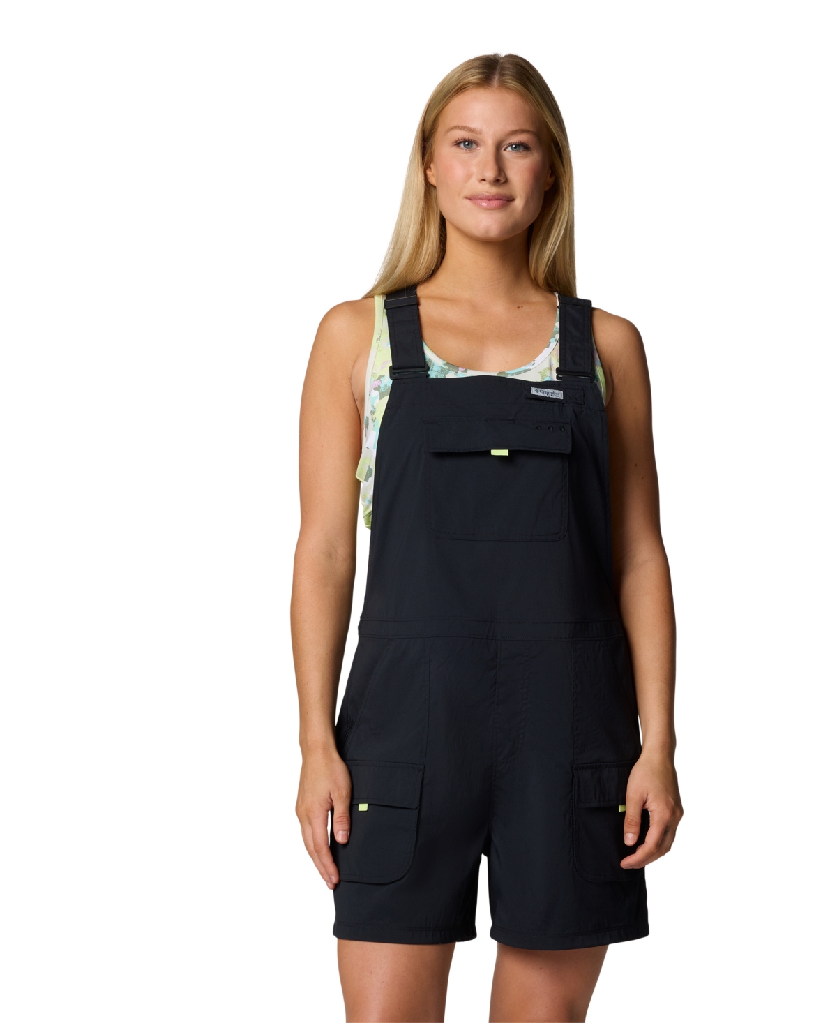 Women's Pfg Open Water Overall Utility Shorts - Black