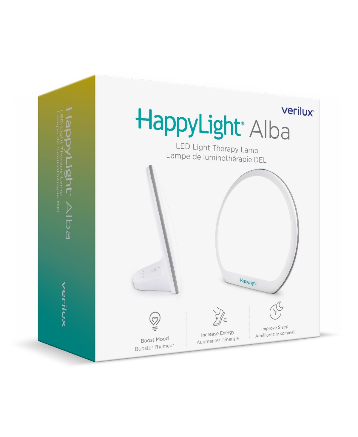 Verilux Happylight Alba Light Therapy Lamp In White