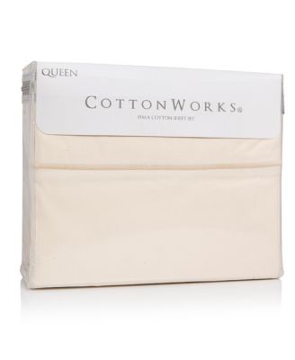 1000 Thread Count 100% Pima Cotton Sateen 4-Pc. Sheet Set, Queen