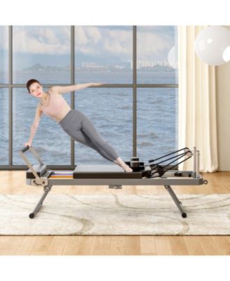 Streamdale Pilates core bed, foldable home high quality, yoga studio same commercial fitness equipment, black