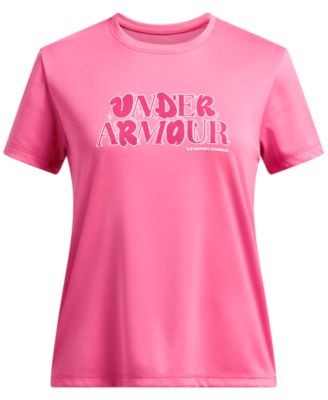 Under Armour - Big Girls Tech Wordmark Graphic Short-Sleeve T-Shirt