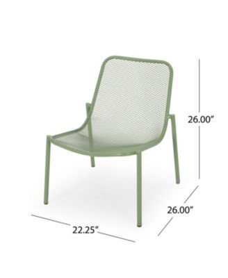 Streamdale Modern Mesh Metal Stackable Chairs Durable & Space-Saving Outdoor Seating