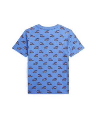 Toddler and Little Boys Car-Print Jersey T-Shirt