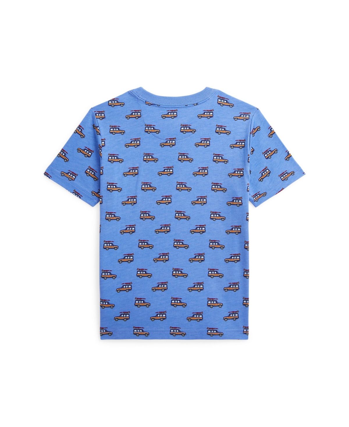 Polo Ralph Lauren Toddler And Little Boys Car-print Jersey T-shirt In Woody Toss Print
