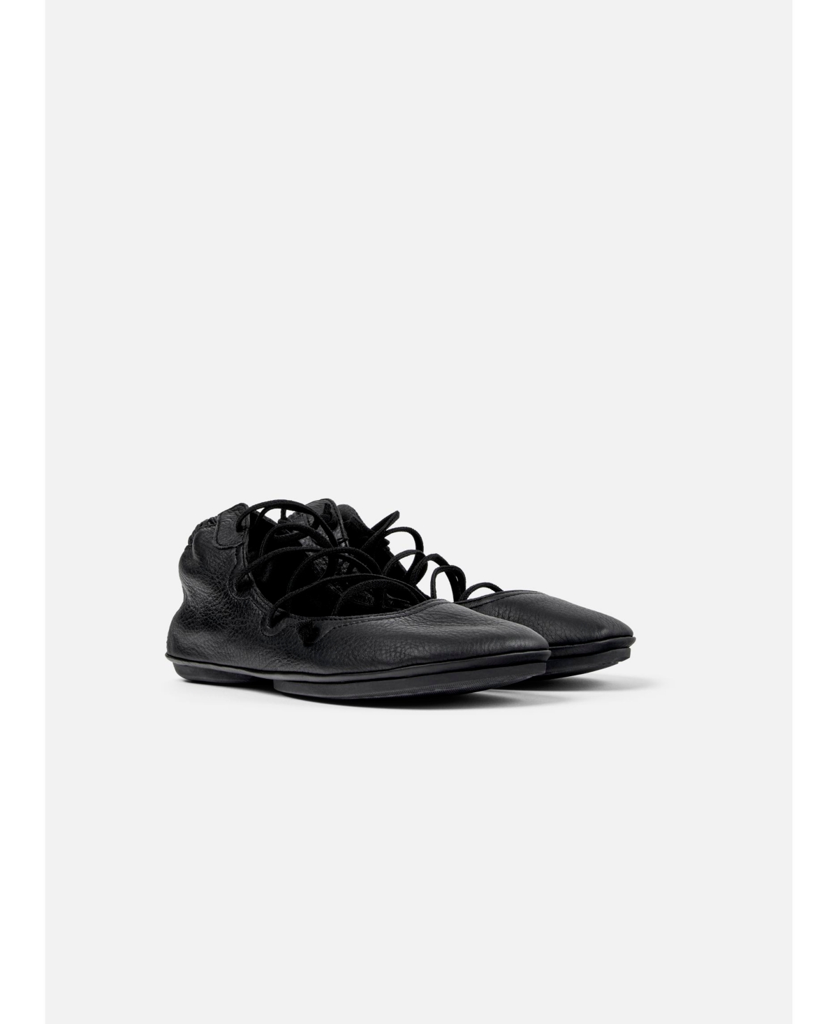 Right Nina Leather Booties - Black