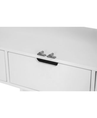 Streamdale Freestanding Kitchen Pantry with 8 Doors, 3 Adjustable Shelves, 7 Drawers, 8 Wine Racks